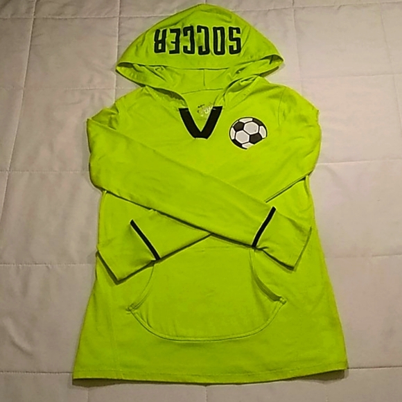 Justice Sz 8 Soccer Hoodie Jacket - Picture 1 of 6